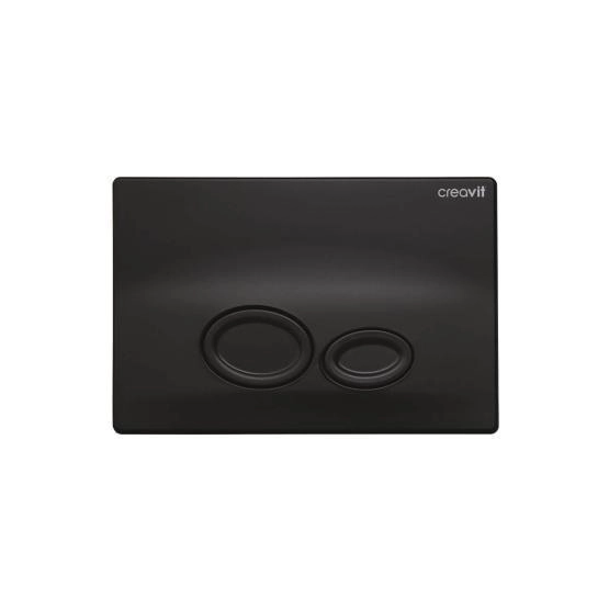 Кнопка для инсталляции CREAVIT DROP черная матовая GP2002.01