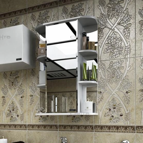 Зеркальный шкаф СаНта Герда 50 101017, цвет белый