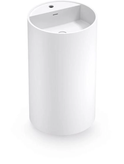 Раковина NT BAGNO NT607 LODI 470x470 искусственный камень белый матовый