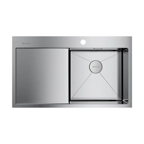 Кухонная мойка Omoikiri Akisame 86-IN-R нерж.сталь/нержавеющая сталь 4993763