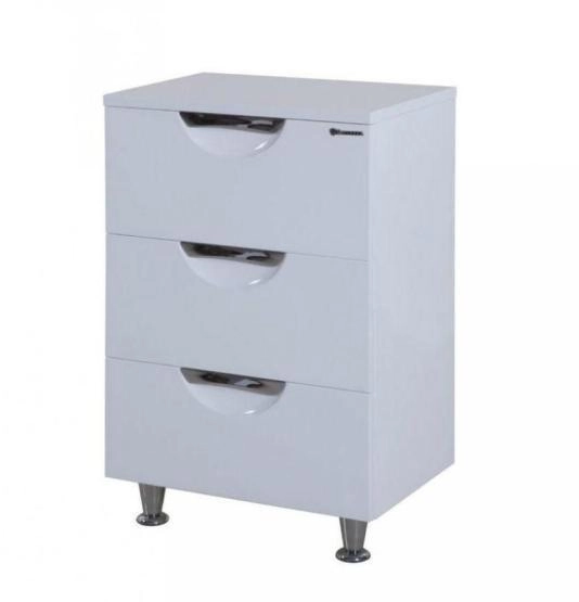 Тумба под раковину Bellezza Лагуна 60 напольная с 3 ящ. белая