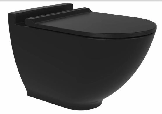 Унитаз Bien HARMONY черный матовый подвесной безободковый сиденье микролифт HRKA052N5VP0B7000
