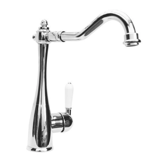 Смеситель Magliezza GROSSO BIANCO 50121-cr на кухню хром