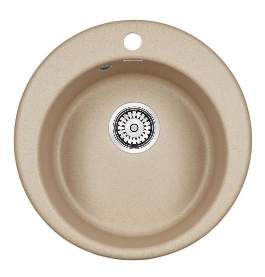 Мойка для кухни Paulmark GELEGEN, PM404800-QU, кварц, D475 мм