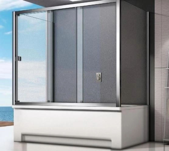 Шторка для ванны GOOD DOOR SCREEN WTW-160-G-CH 160 матовое