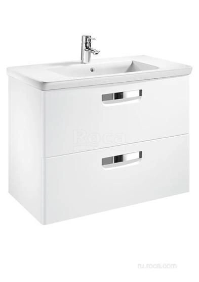 Тумба с раковиной Roca Gap 80 ZRU9302732 белая матовая