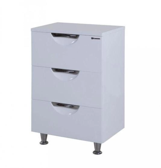 Тумба под раковину Bellezza Лагуна 50 напольная с 3 ящ. белая