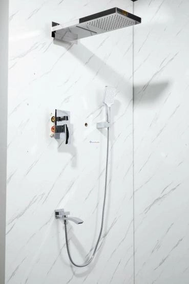 Душевая система Gappo G7107-70 встраиваемая 3-функции Хром с изливом