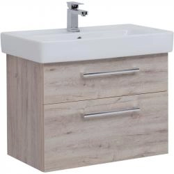Тумба Dreja Q MAX 80 см под умывальник Q-80, дуб кантри, подвесная