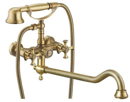Смеситель для ванны Zorg Antic (A 7001WDN-BR) бронза
