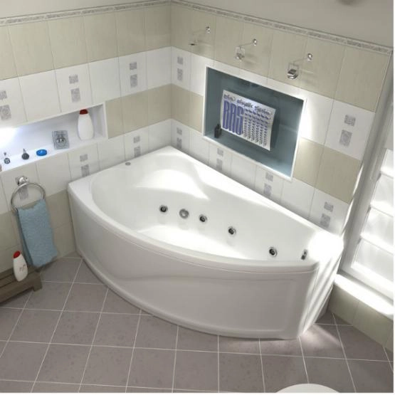 Ванна Bas Николь 170x100 без гидромассажа левая