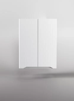 Подвесной Шкаф Style Line Марелла мини 600 Люкс антискрейтч белый матовый, PLUS