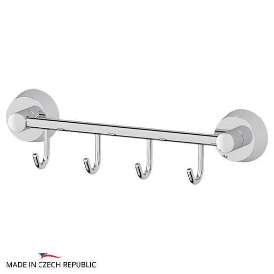 Планка с крючками FBS Vizovice VIZ 025 с 4-мя крючками 25 cm хром
