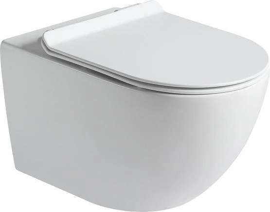 Унитаз подвесной Santiline SL-5002MW белый матовый (сиденье микролифт)