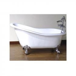 Ванна Magliezza Gracia-CR 170х76 см чугунная ножки хром