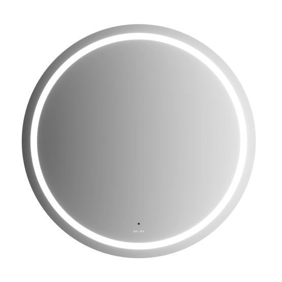 Зеркало AM.PM X-Joy 80 см Led-подсветка, ИК- сенсором, круглое, M85AMOX0801WG серебристый