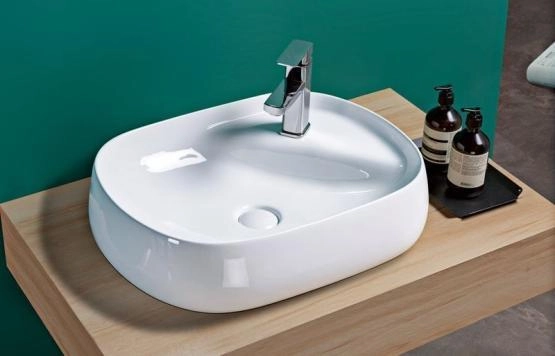 Раковина Ceramalux Серия N 72442 59x46 на столешницу