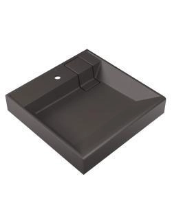 Раковина Uperwood Naomi Quartz RnaomiQuartz60S над стиральной машиной 60*60 см серый шёлк