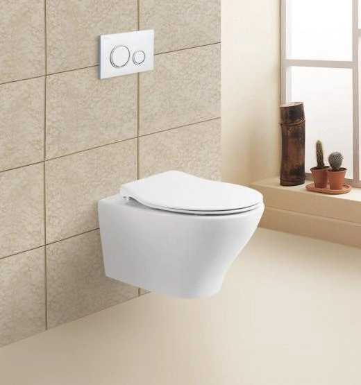 Унитаз Belbagno ACQUA BB340CHR подвесной безободковый с креплением