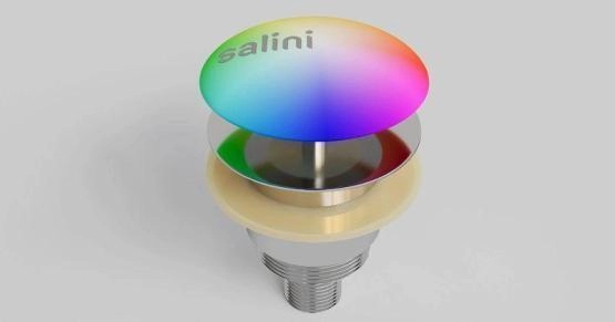 Донный клапан Salini для ванны D 401 покраска по RAL S-Stone матовый 15131RM