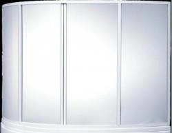 Шторка для ванны Bas Сагра 1600*1450 (4ств) GRAPE