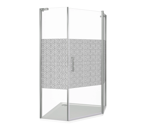 Душевой угол GOOD DOOR Fantasy PNT-100-F-CH 100x100 см