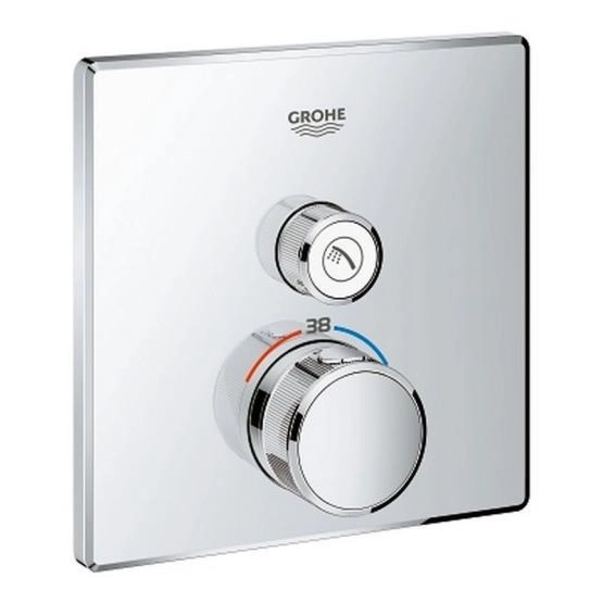 Термостат Grohe Grohtherm Smart Control 29123000 для 1 потребителя (внешняя монт. часть)