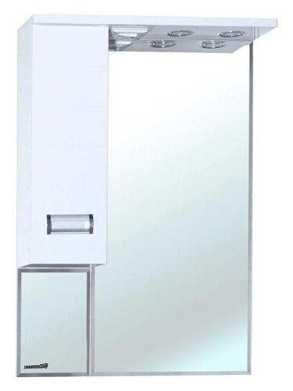 Зеркало-шкаф Bellezza Сиена 70 L с подсветкой белый
