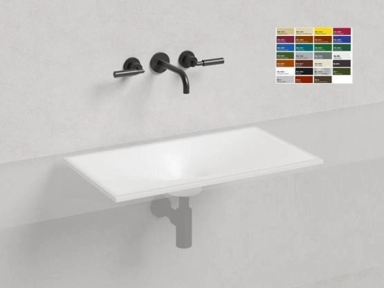 Раковина Salini MAREA 13 RAL S-Stone покраска RAL матовая 70x40 1802213MF встраиваемая