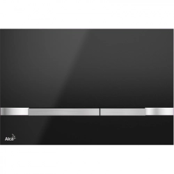 Кнопки смыва AlcaPlast FLAT COLOR STRIPE Черная