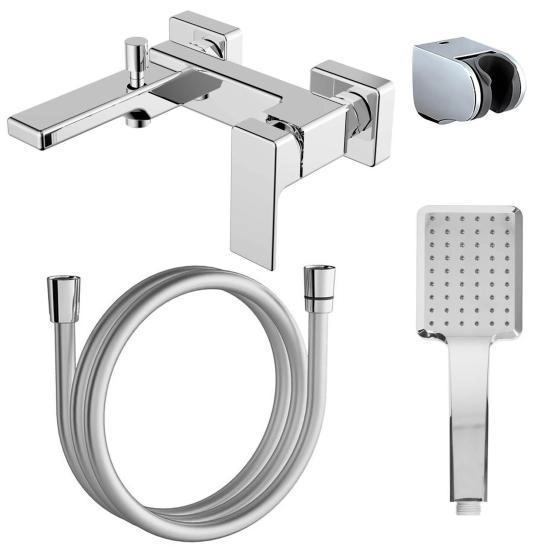 Смеситель для ванны Azario BLAKE с ручным душем, хром (AZ-VBT238205C)