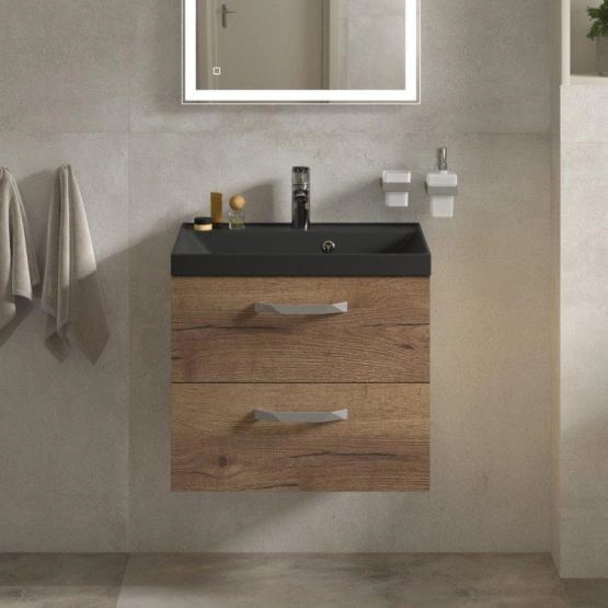 Тумба под раковину Belbagno AURORA Rovere Tabacco подвесная AURORA-600-2C-SO-RT