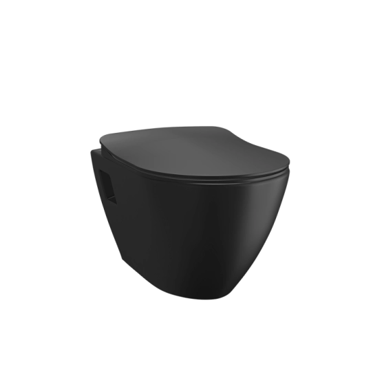 Унитаз подвесной CREAVIT TERRA TP325-11 черный матовый