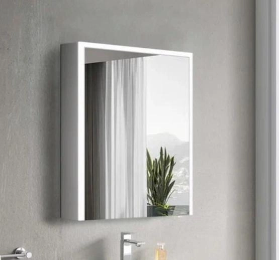 Зеркальный шкаф ESBANO ES-5005 LED подсветка сенсор, с розеткой 500x700X150