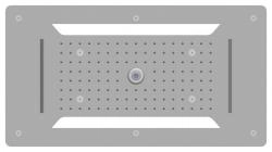 Верхний душ RGW SP-71 21140271-01 70x38 см хром