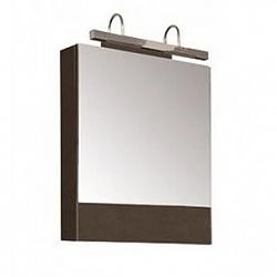 Зеркало шкаф Aquanet Нота 58 цвет венге