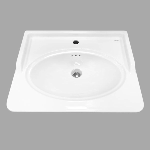 Тумба с раковиной Comforty Неаполь-65 белый глянец