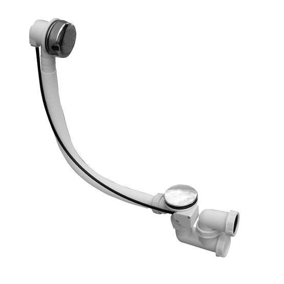 Cлив-перелив для ванны Rav Slezak MD0471/100, цвет Хром