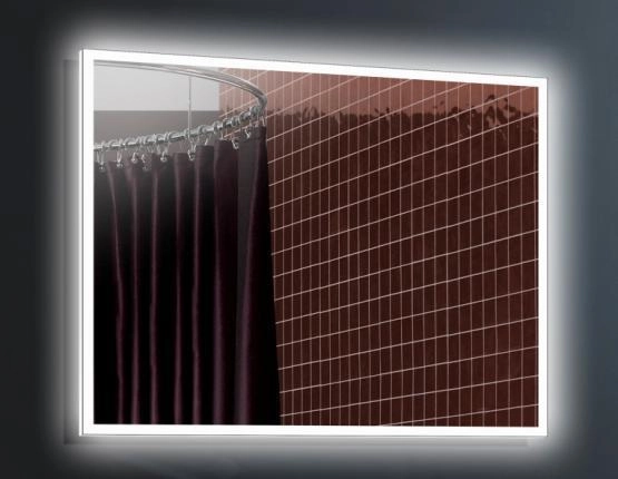 Зеркало Esbano ES-2632KD 100x80 см с подсветкой, выключатель на фотоэлементах