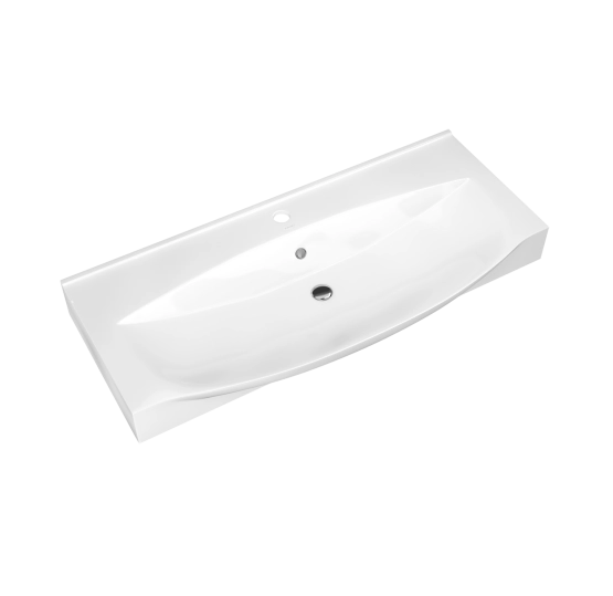 Раковина Kirovit Элвис 105 см подвесная