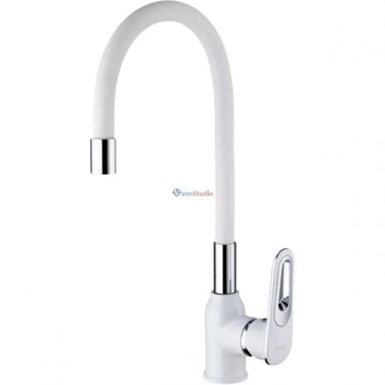 Смеситель для кухни Frap F4049 белый хром