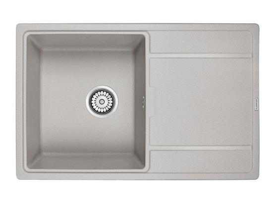 Мойка для кухни Paulmark FLUGEN, PM217850-GR, серый, 780х500 мм