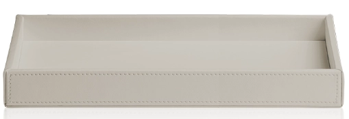 Decor Wаlther BROWNIE TAB M лоток 245х115х305 мм, искусственная кожа, цвет бежевый