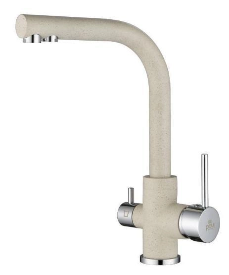 Смеситель для кухни Paulmark ESSEN, бежевый, 213011-328