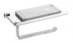 Бумагодержатель Fixsen HOTEL FX-31011 с полкой для телефона