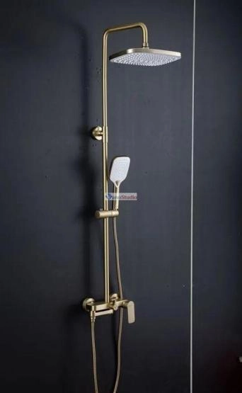 Душевая система Gappo G2448-3 сатин золотой с изливом