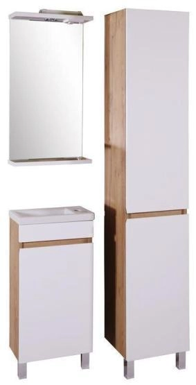 Тумба ASB-Mebel Марко 40 напольная белый/дуб золотой