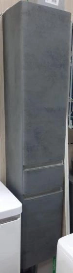 Колонна универсальная Style Line Атлантика 35 с корзиной, Люкс бетон темный, PLUS