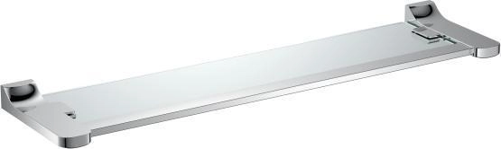 Полка стеклянная с бортиком RUSH Thira (TR36611)