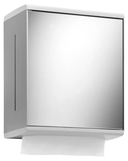 Дозатор бумажных полотенец KEUCO MOLL 12785010200 алюминий серебристый анодированный белый